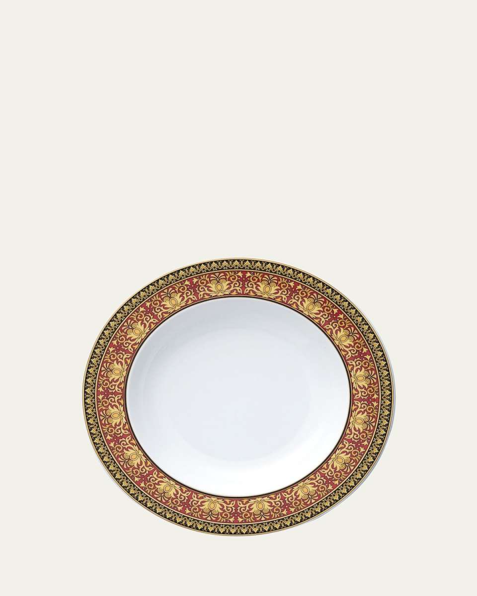 Medusa Red Rim Soup Bowl